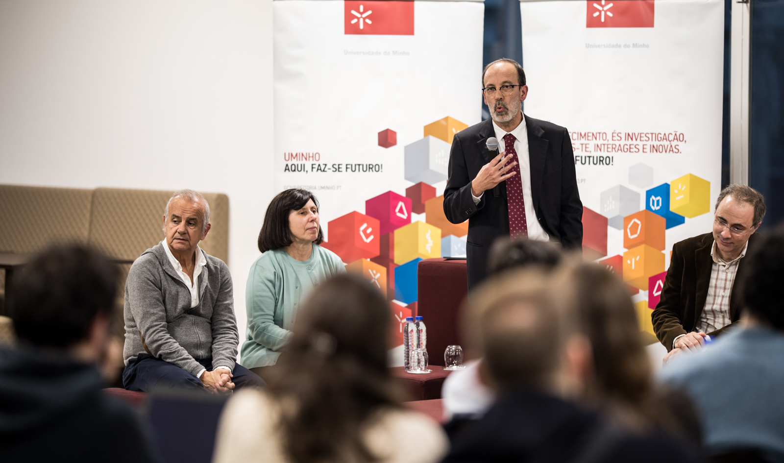 Thumbnail da galeria Reitor conversa Alunos